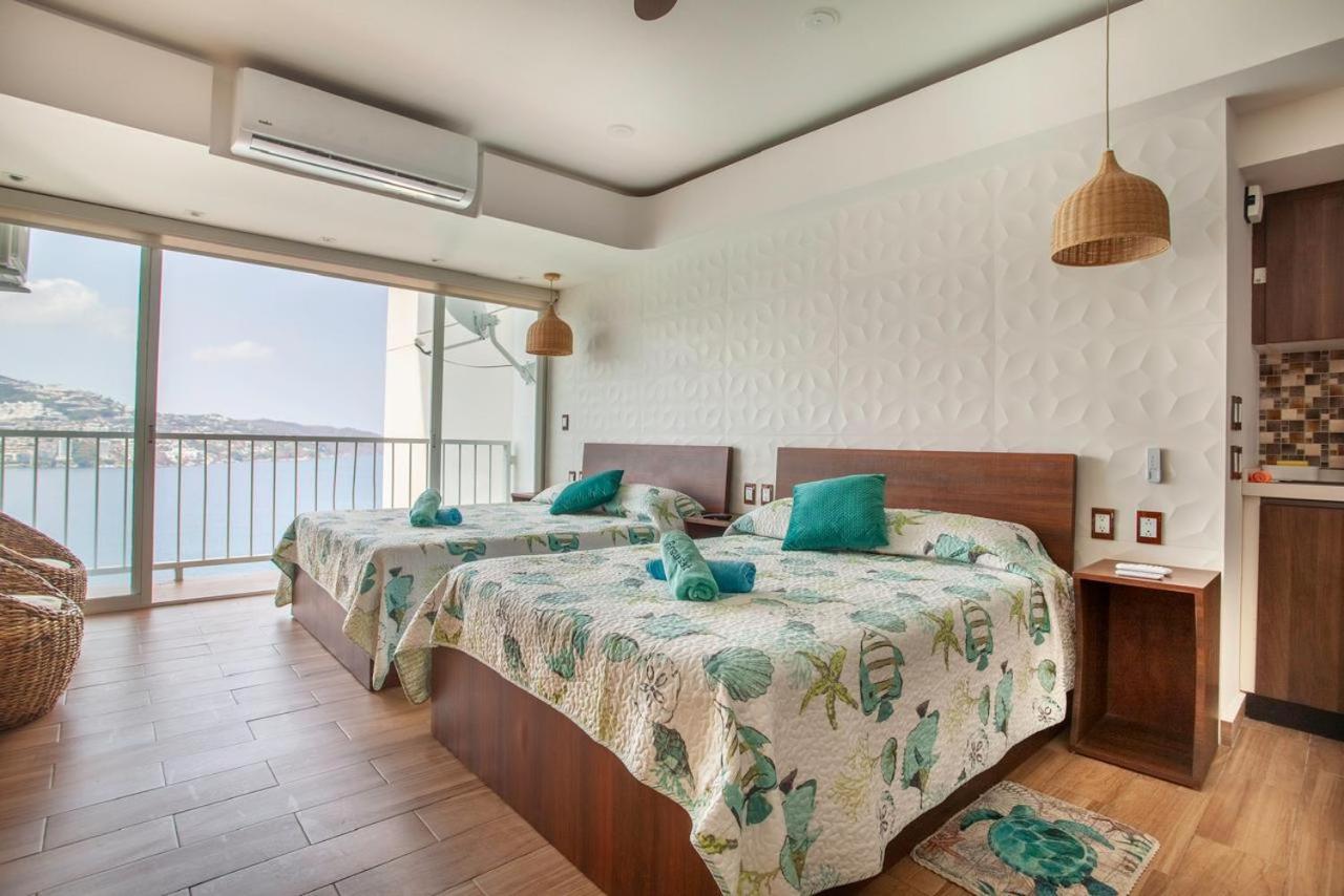 Condominio Las Torres Gemelas Acapulco Bagian luar foto